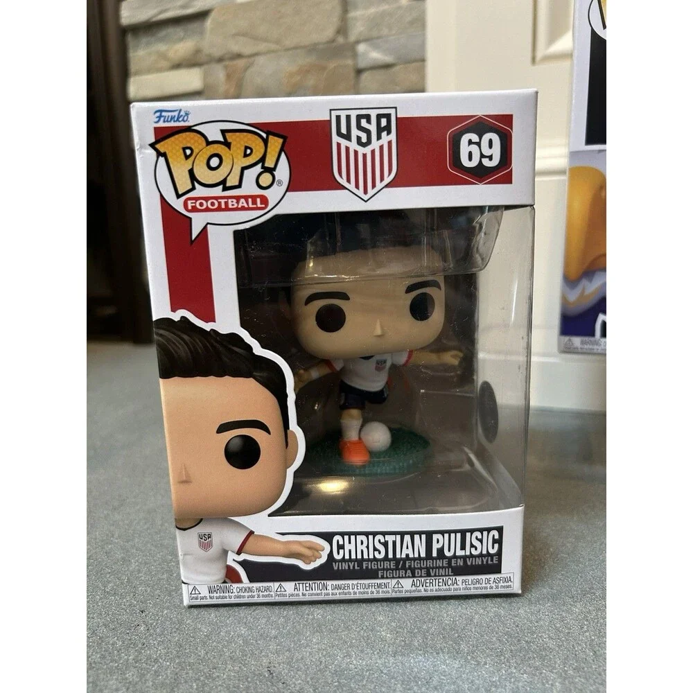Funko Pop! World Cup Vinyl Figure Lot of 3 Messi #01 Pulisic #69 Clutch #84